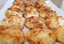 Gesunde Kokosmakronen mit Quark