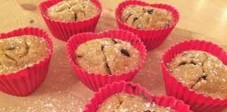 Gesunde Bananen Muffins